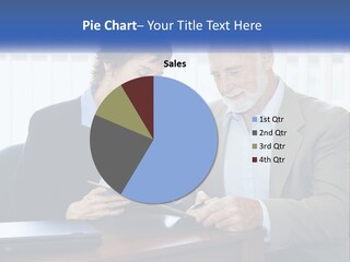 Agent Broker Smiling PowerPoint Template