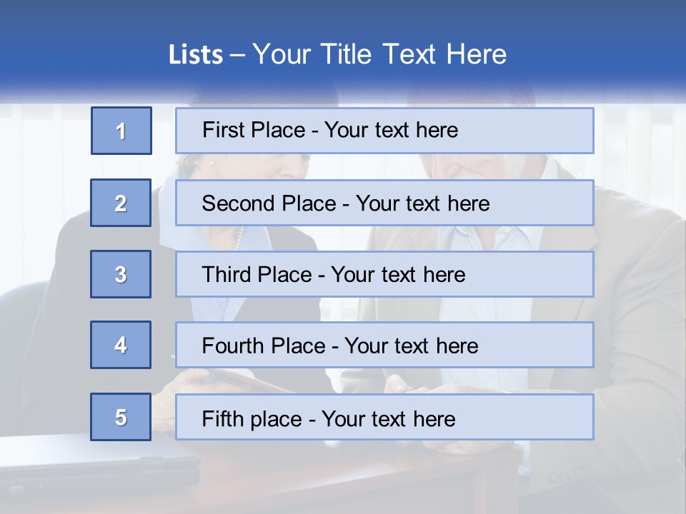 Agent Broker Smiling PowerPoint Template