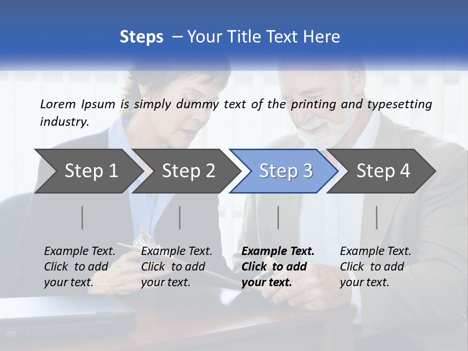 Agent Broker Smiling PowerPoint Template