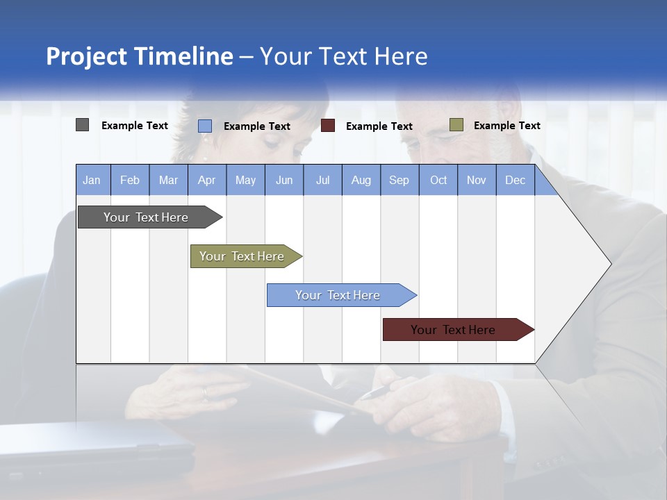 Agent Broker Smiling PowerPoint Template
