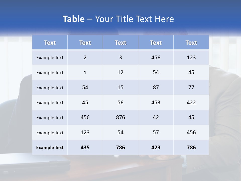 Agent Broker Smiling PowerPoint Template