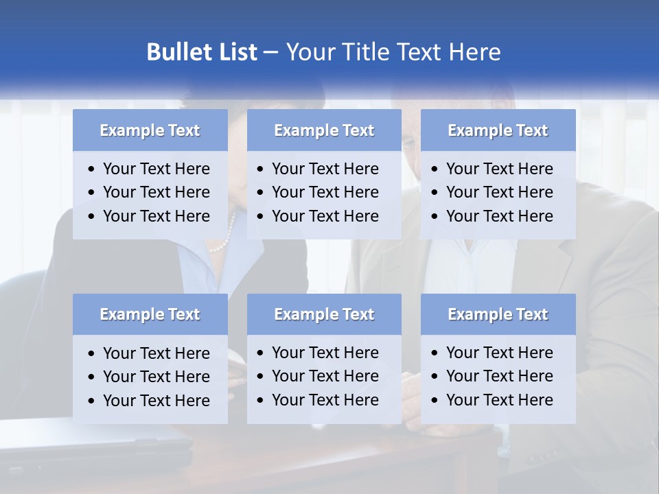Agent Broker Smiling PowerPoint Template