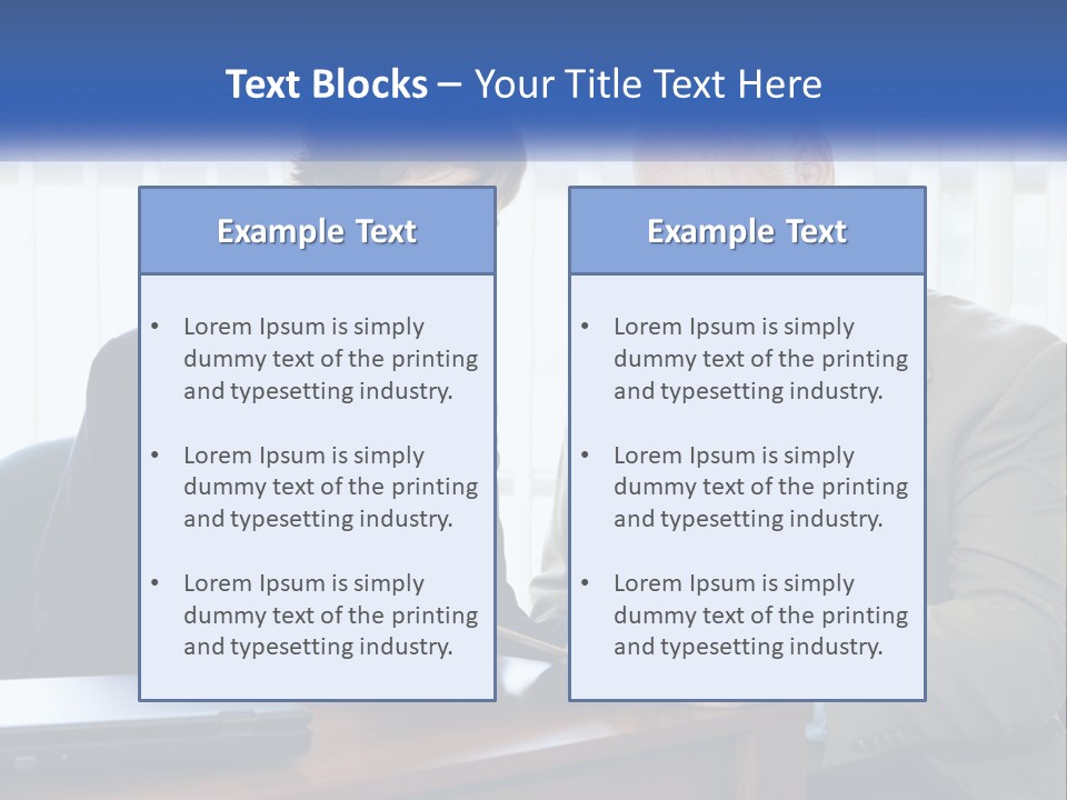 Agent Broker Smiling PowerPoint Template