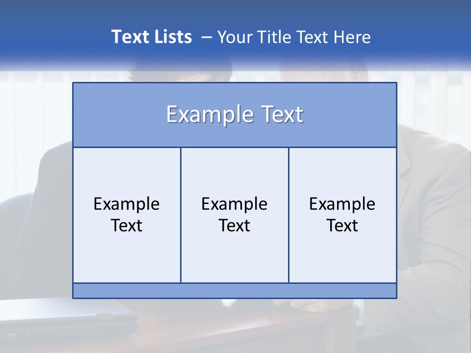 Agent Broker Smiling PowerPoint Template