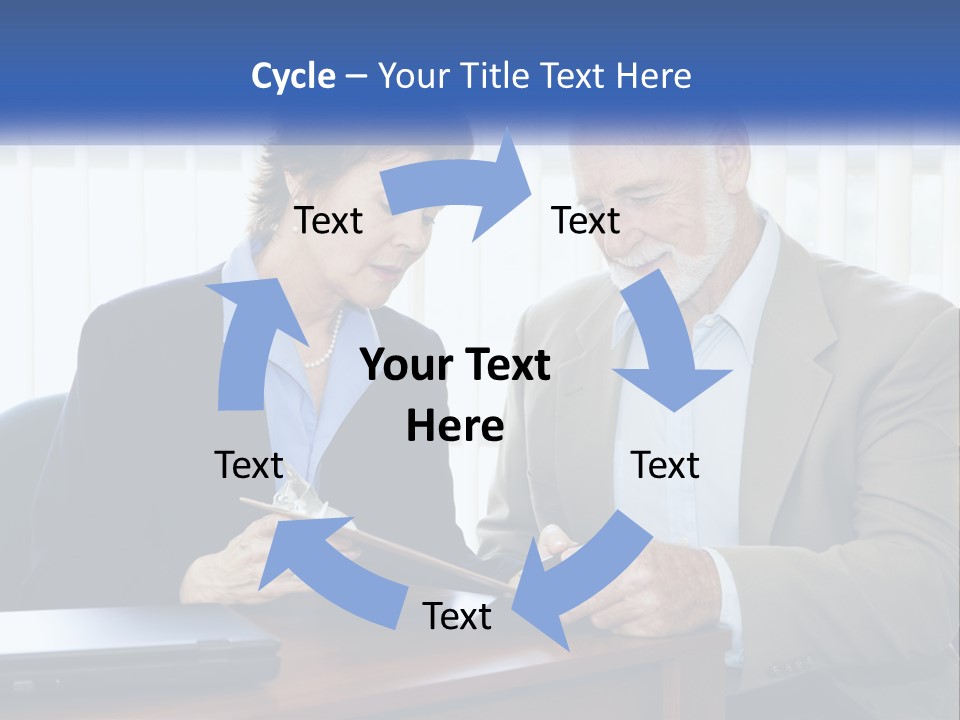 Agent Broker Smiling PowerPoint Template