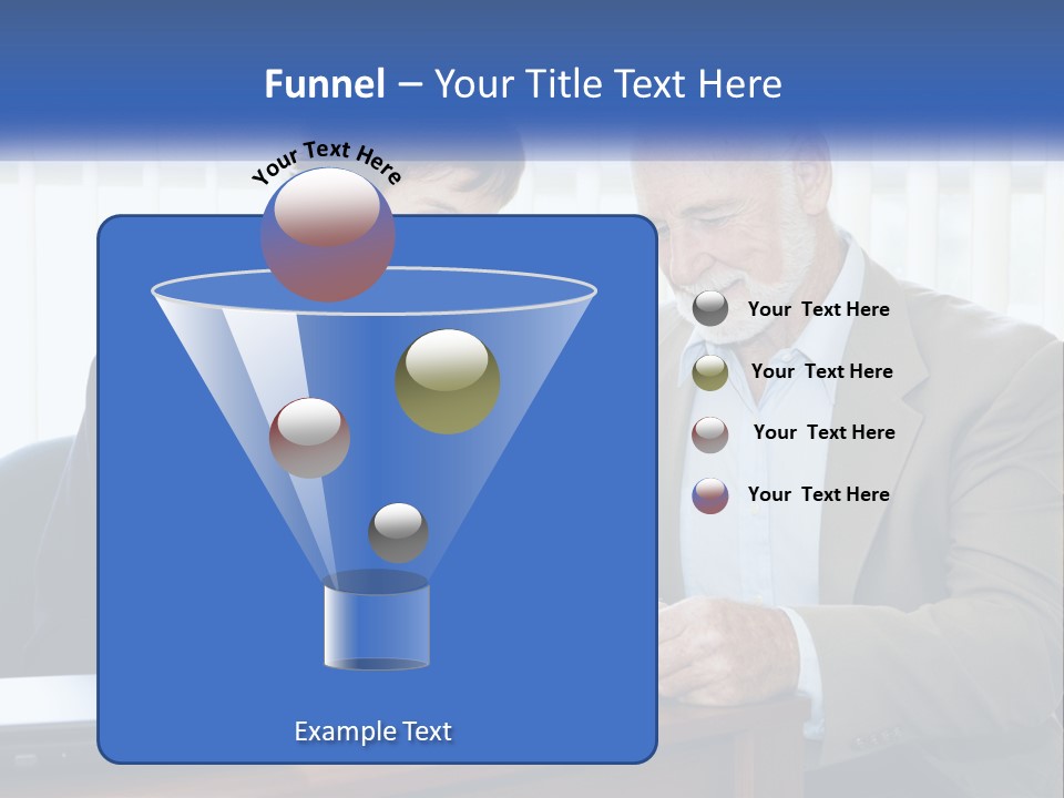 Agent Broker Smiling PowerPoint Template