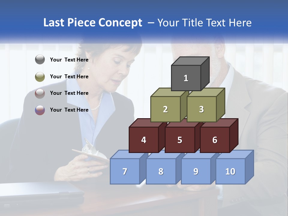 Agent Broker Smiling PowerPoint Template