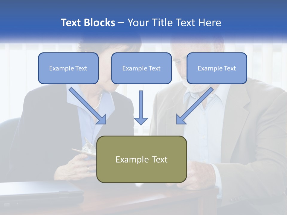 Agent Broker Smiling PowerPoint Template