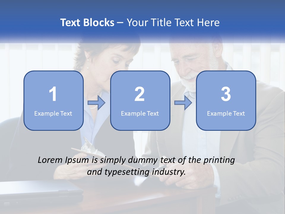 Agent Broker Smiling PowerPoint Template