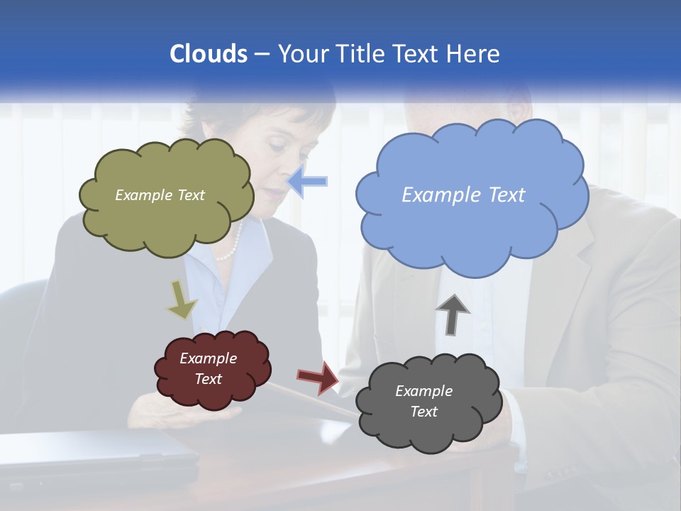 Agent Broker Smiling PowerPoint Template