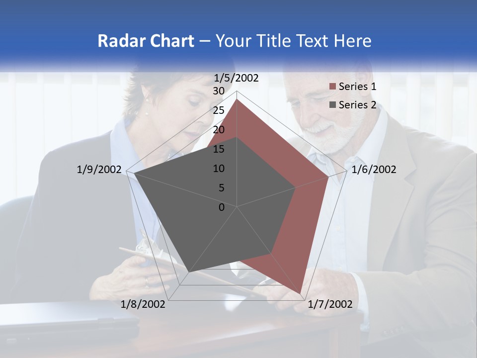 Agent Broker Smiling PowerPoint Template