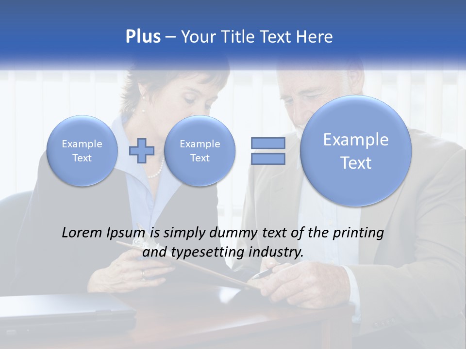 Agent Broker Smiling PowerPoint Template
