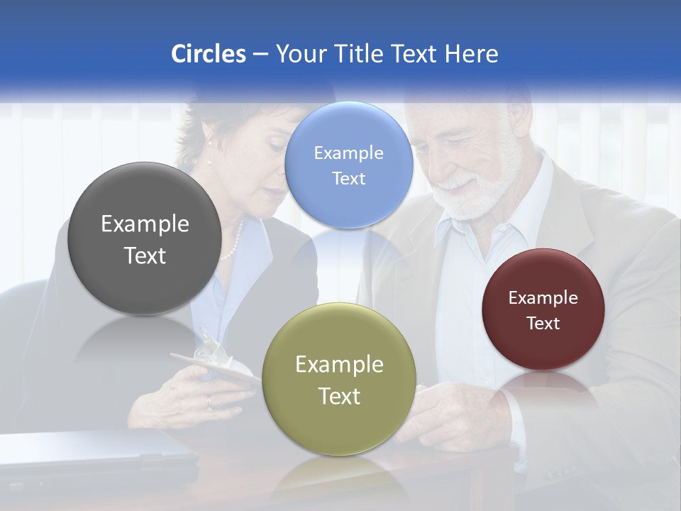 Agent Broker Smiling PowerPoint Template