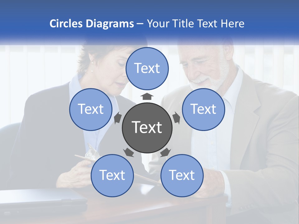 Agent Broker Smiling PowerPoint Template