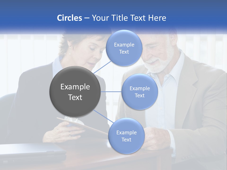 Agent Broker Smiling PowerPoint Template