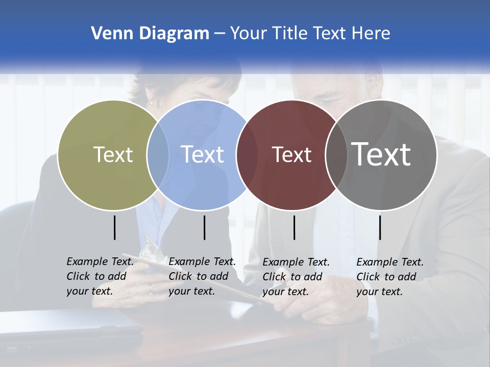 Agent Broker Smiling PowerPoint Template