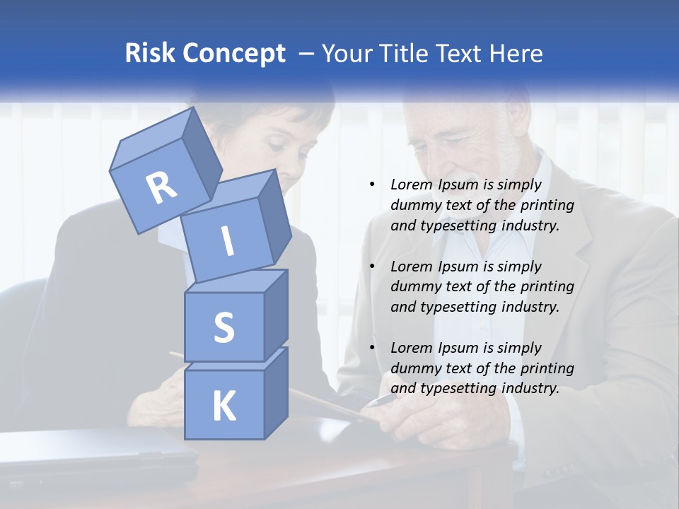 Agent Broker Smiling PowerPoint Template