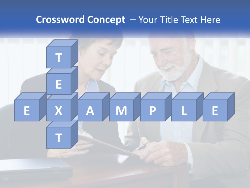 Agent Broker Smiling PowerPoint Template