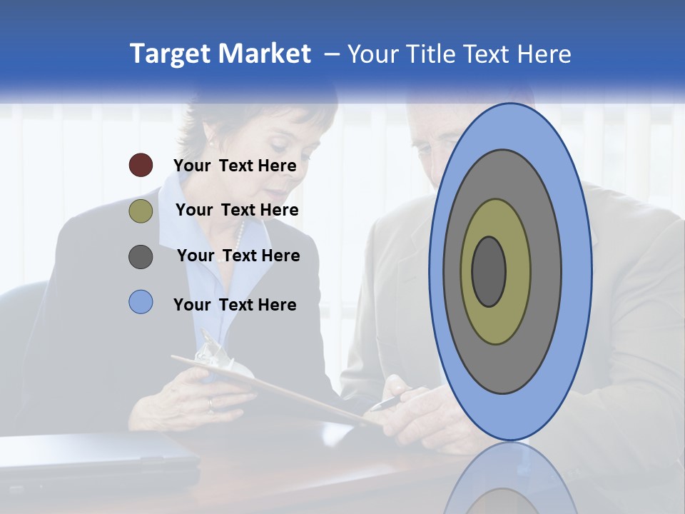 Agent Broker Smiling PowerPoint Template