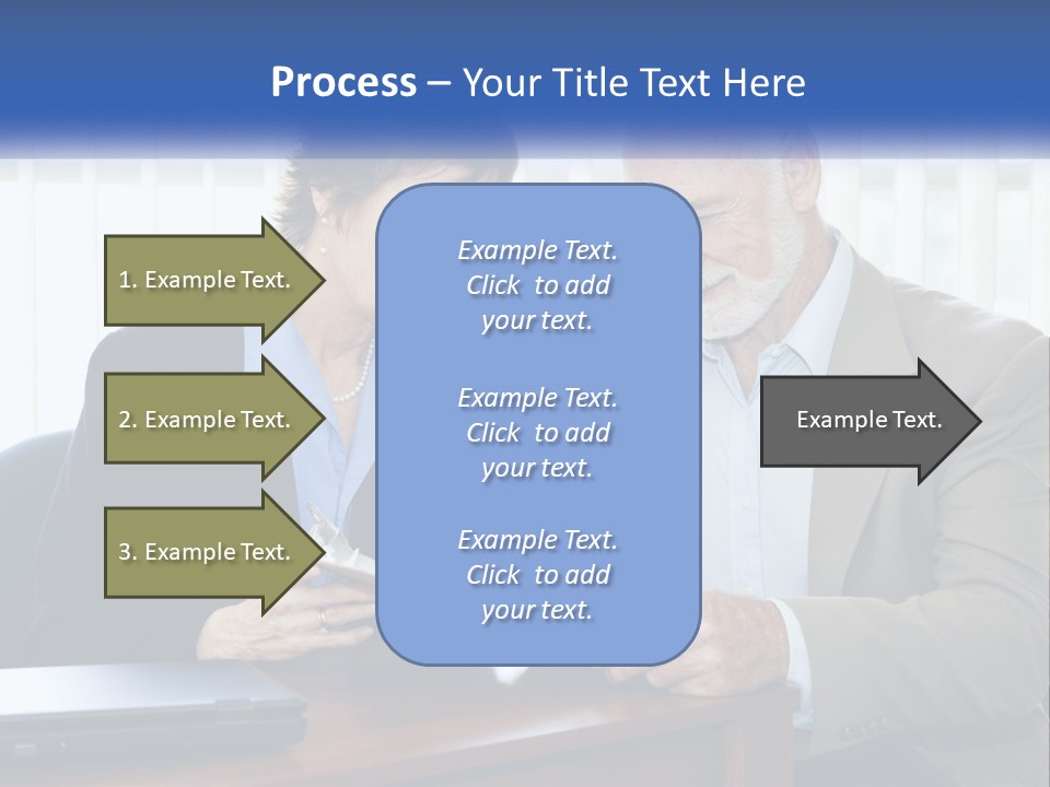 Agent Broker Smiling PowerPoint Template