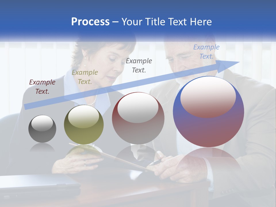 Agent Broker Smiling PowerPoint Template