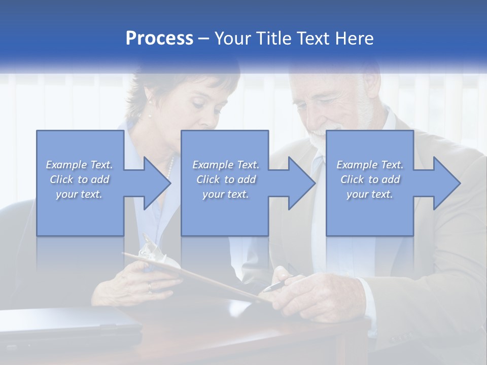 Agent Broker Smiling PowerPoint Template