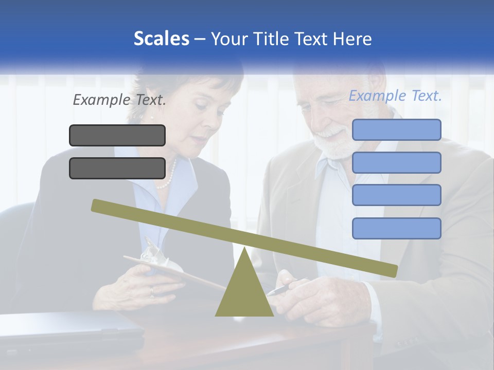 Agent Broker Smiling PowerPoint Template