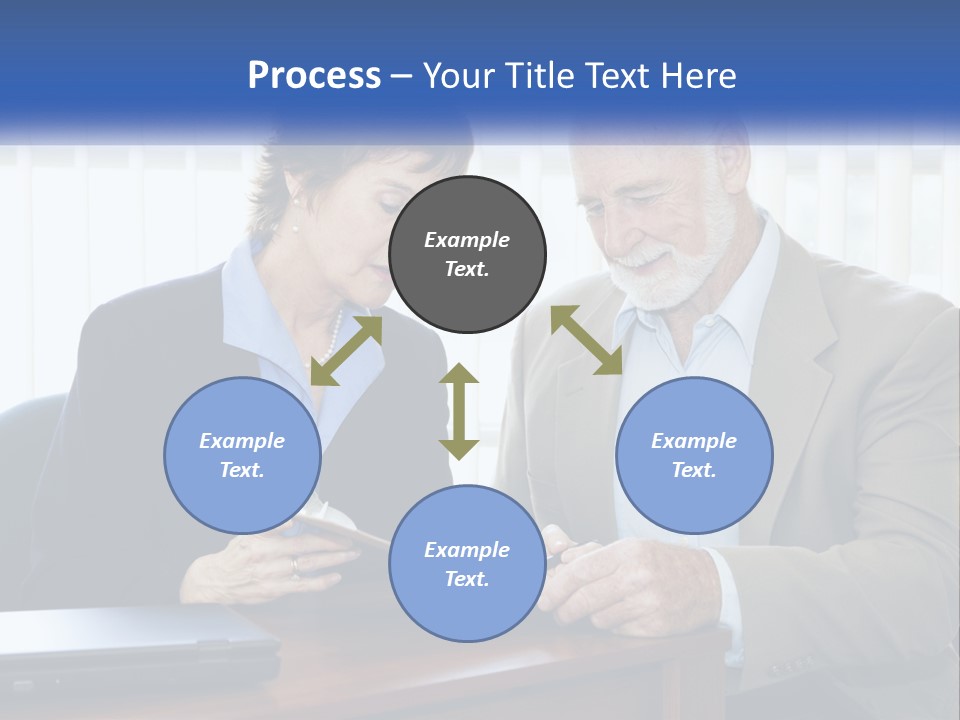 Agent Broker Smiling PowerPoint Template