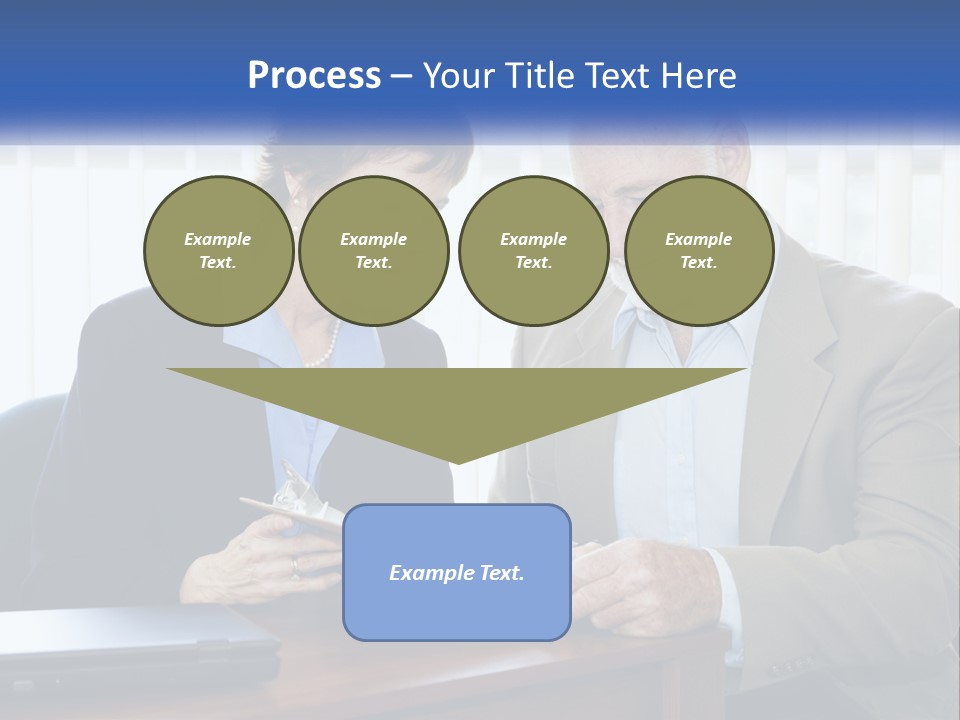 Agent Broker Smiling PowerPoint Template