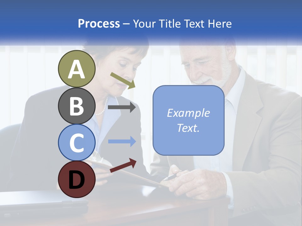 Agent Broker Smiling PowerPoint Template