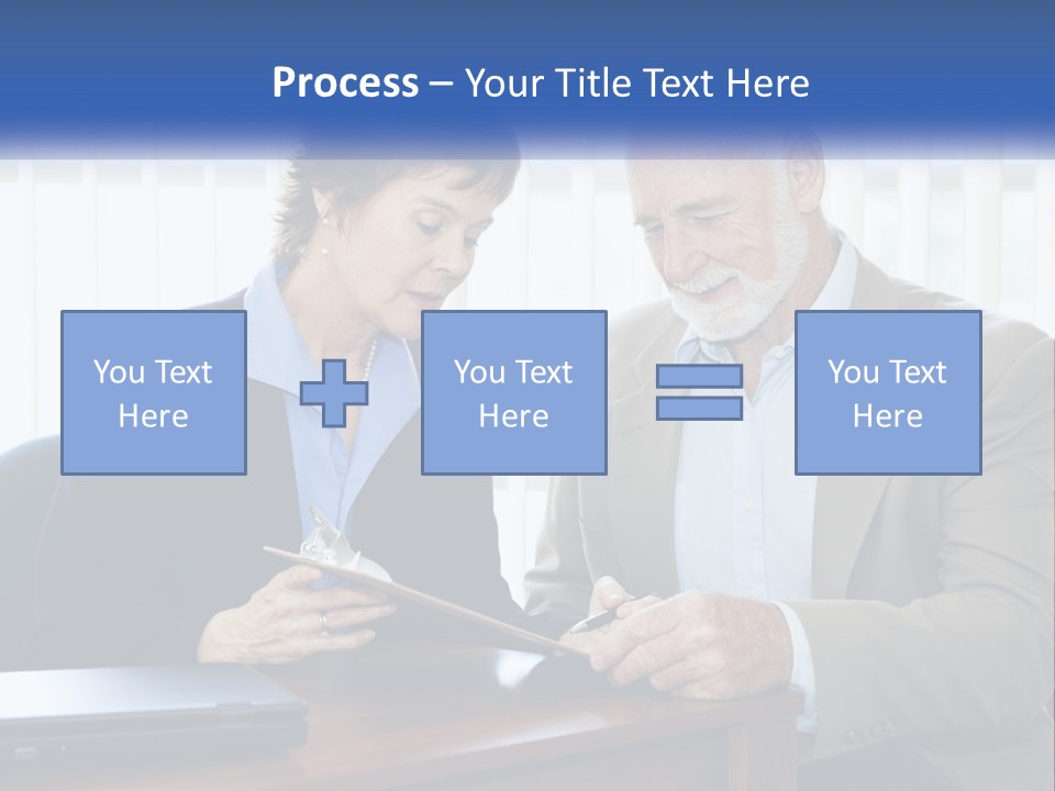 Agent Broker Smiling PowerPoint Template