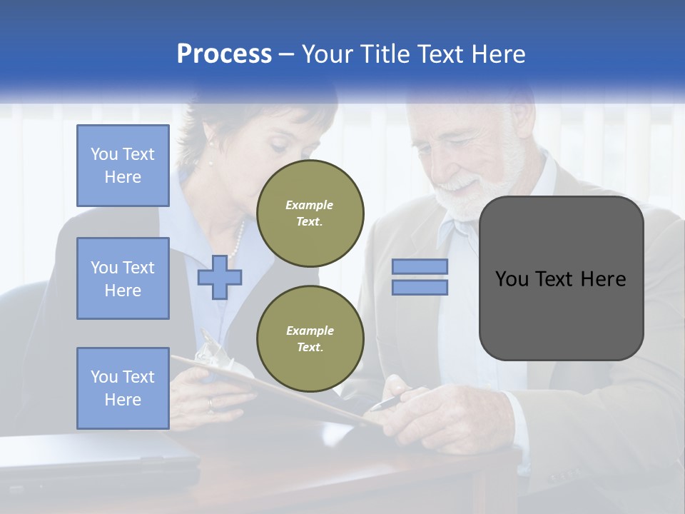Agent Broker Smiling PowerPoint Template