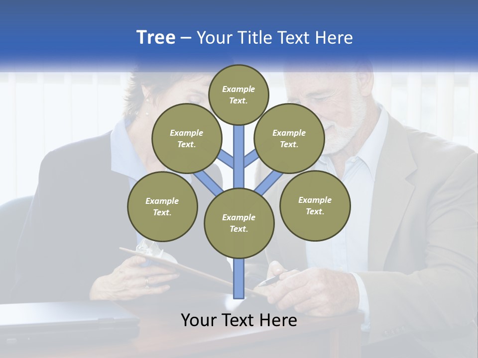 Agent Broker Smiling PowerPoint Template