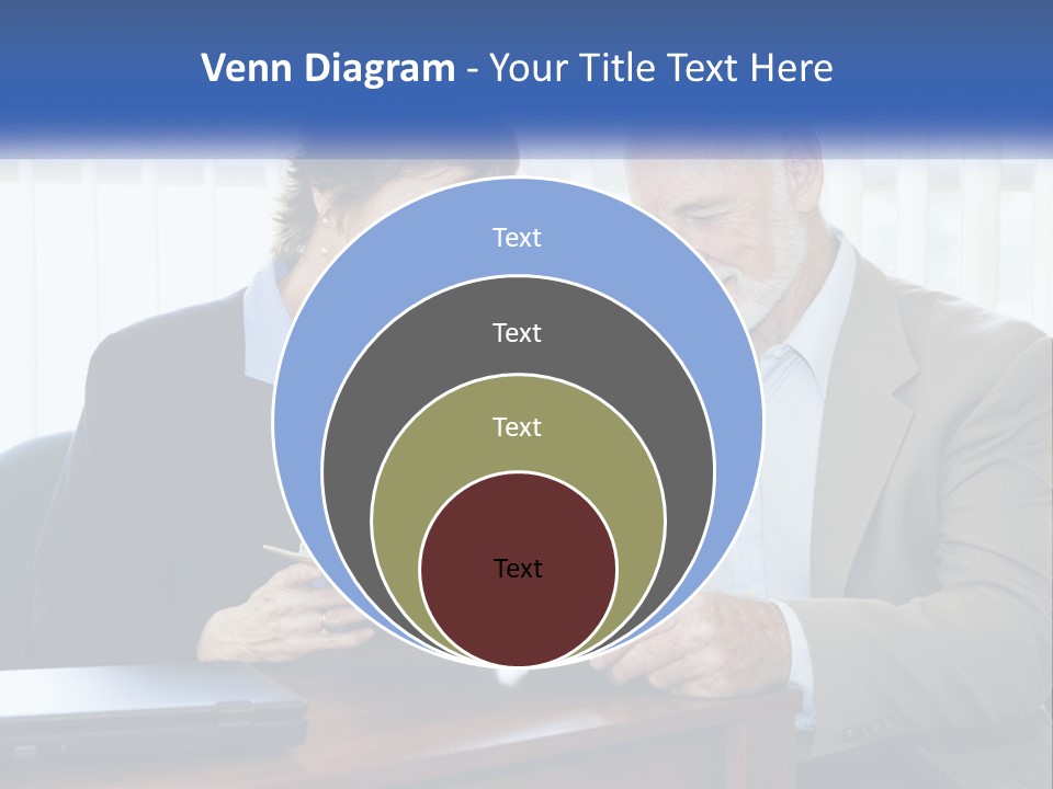 Agent Broker Smiling PowerPoint Template