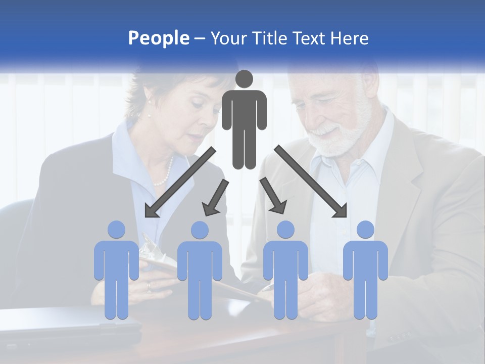 Agent Broker Smiling PowerPoint Template