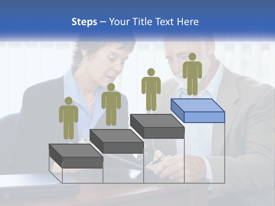 Agent Broker Smiling PowerPoint Template