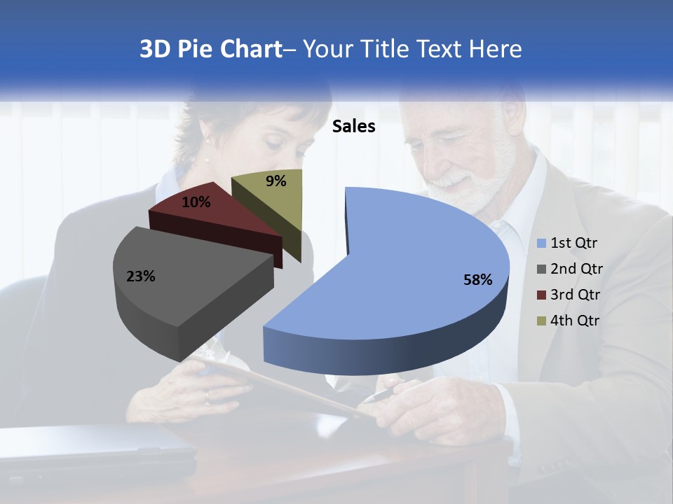 Agent Broker Smiling PowerPoint Template
