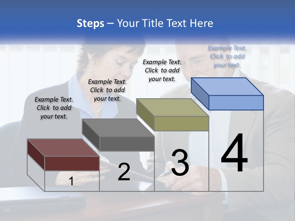 Agent Broker Smiling PowerPoint Template