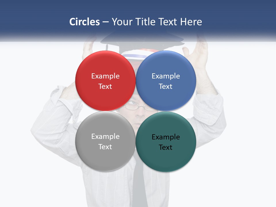 Baseball White Hats PowerPoint Template