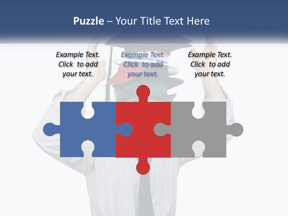 Baseball White Hats PowerPoint Template