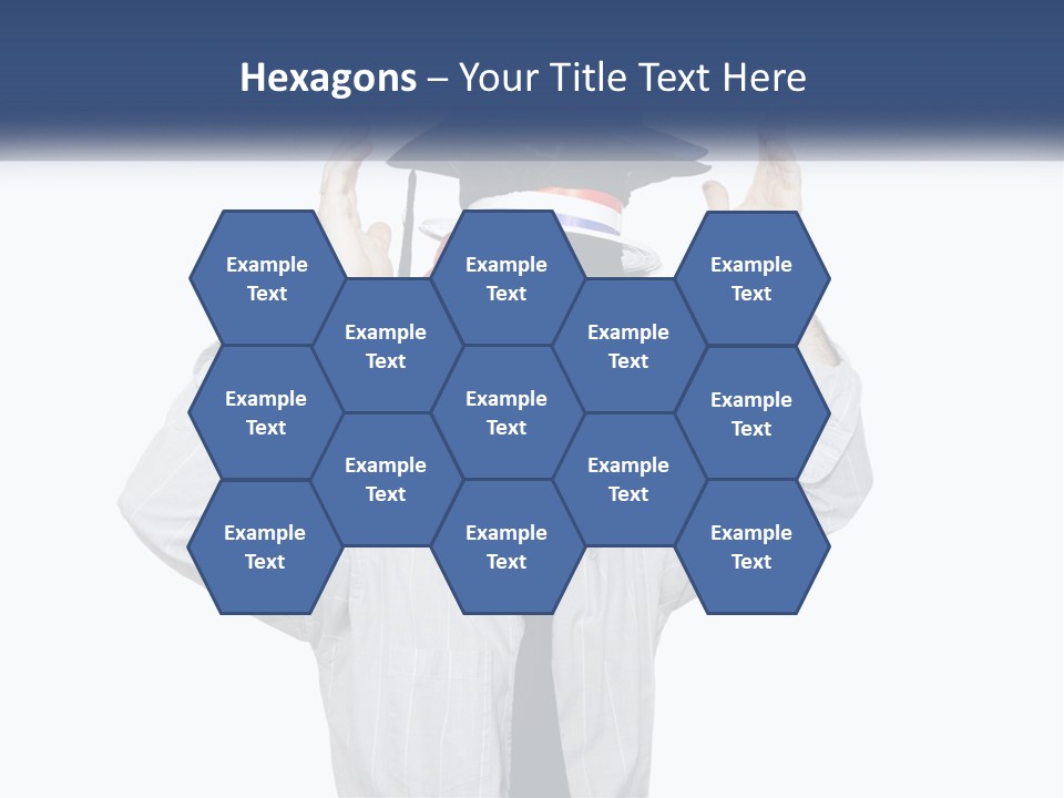 Baseball White Hats PowerPoint Template