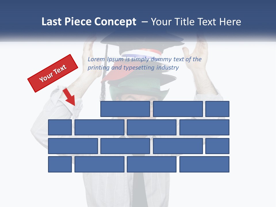 Baseball White Hats PowerPoint Template