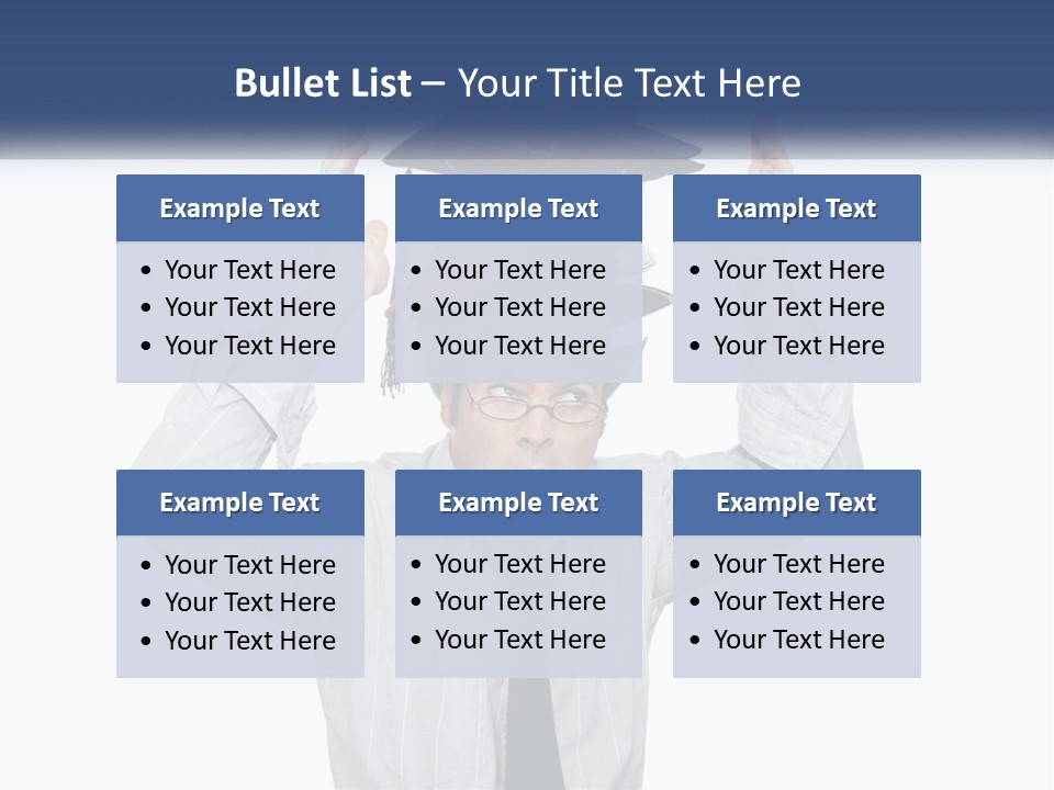 Baseball White Hats PowerPoint Template