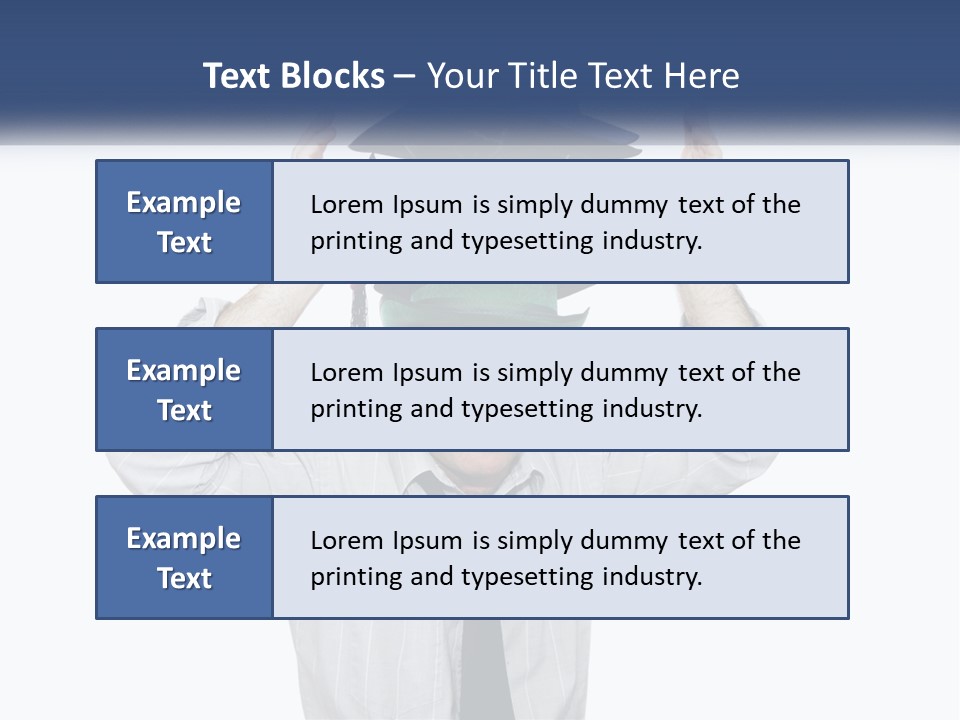 Baseball White Hats PowerPoint Template