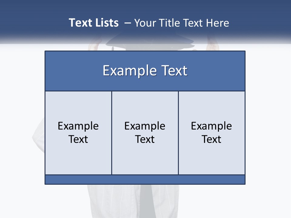 Baseball White Hats PowerPoint Template