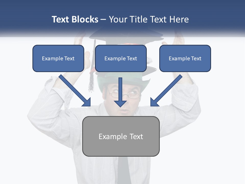 Baseball White Hats PowerPoint Template