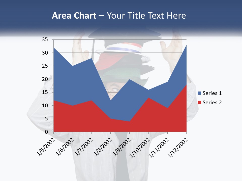 Baseball White Hats PowerPoint Template