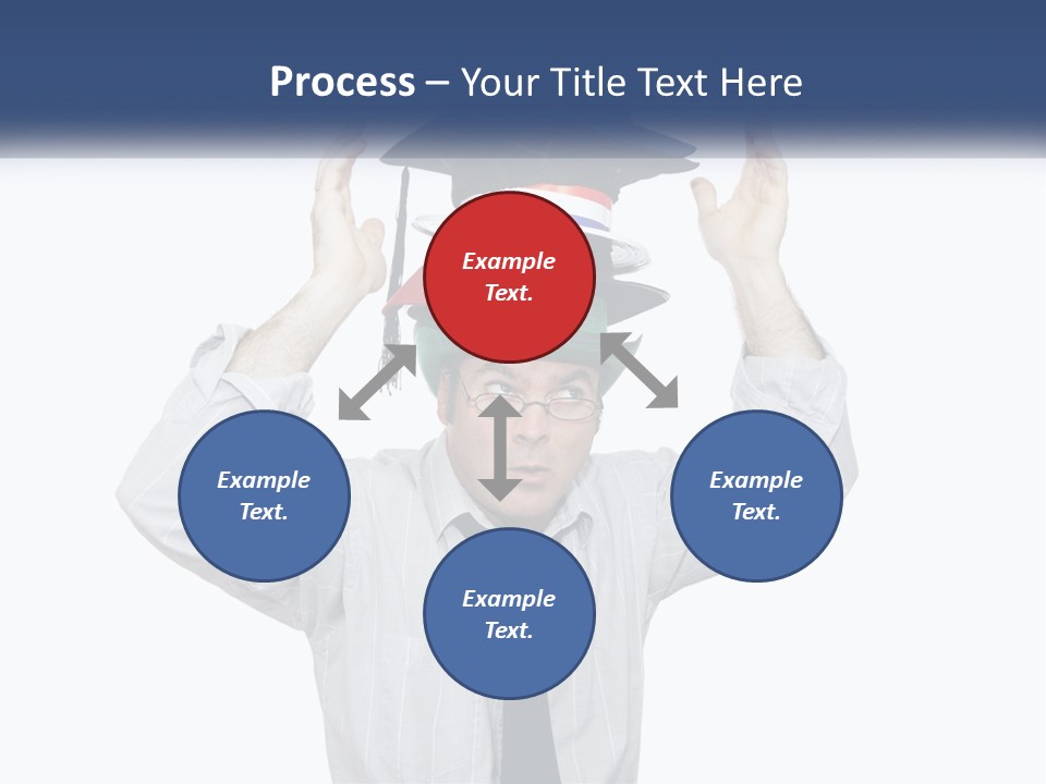 Baseball White Hats PowerPoint Template