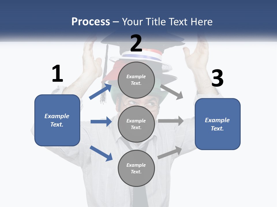 Baseball White Hats PowerPoint Template