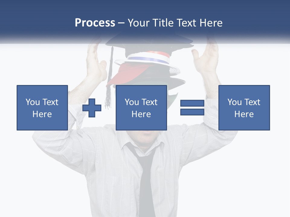 Baseball White Hats PowerPoint Template